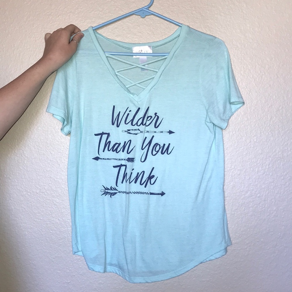 Fun blue Top